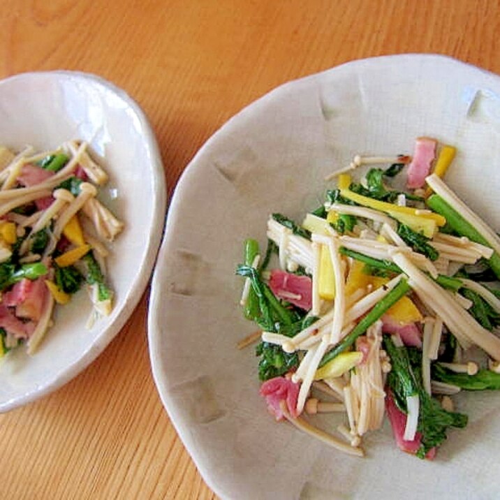 ベーコンと野菜バター醤油炒め